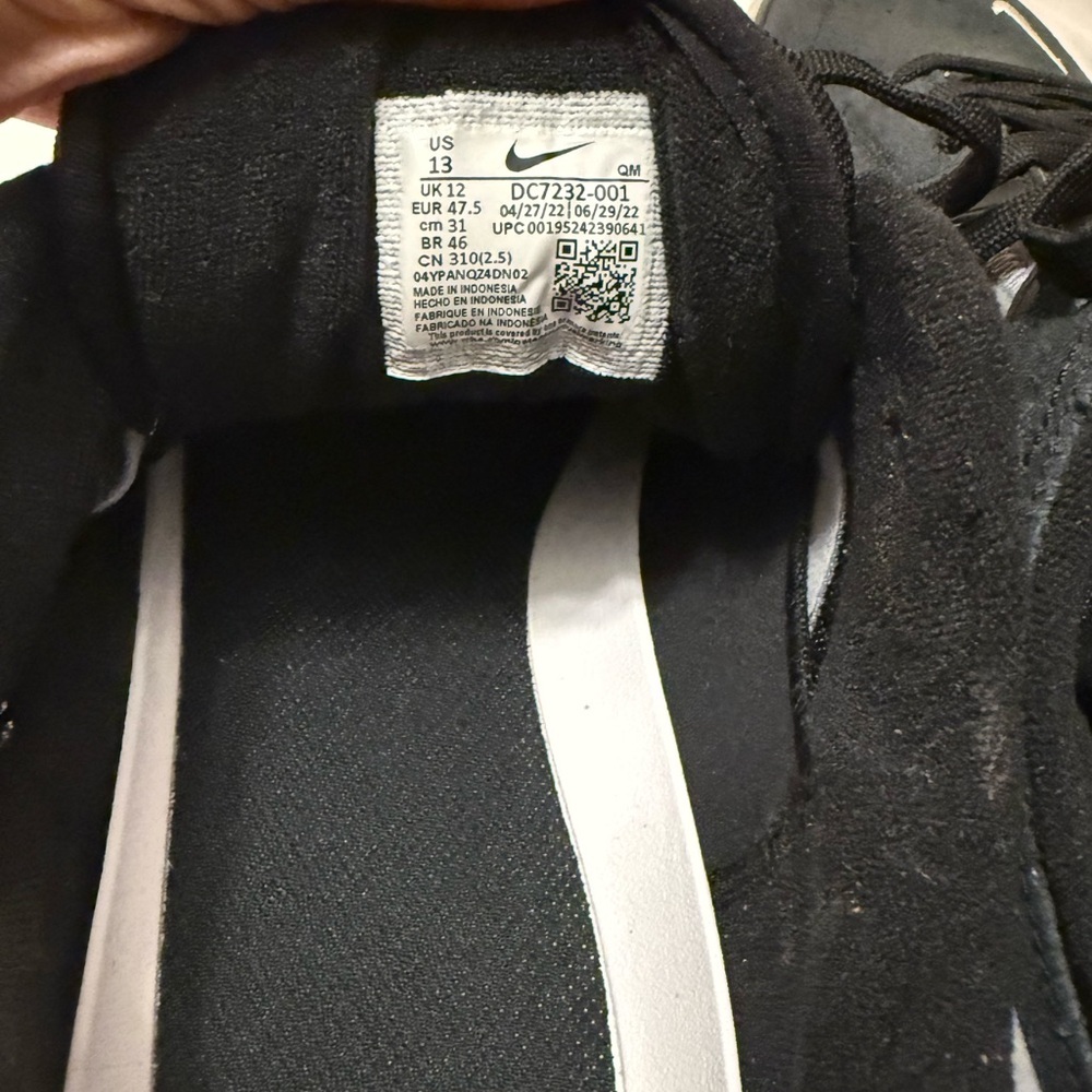 Men's Nike SB Ishod Wair size 13 black/gray dc7232-001 - Picture 7 of 12